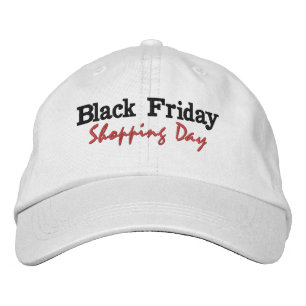Black Fredag = köpdagen Broderad Keps