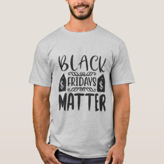 Black Fredag matter T Shirt