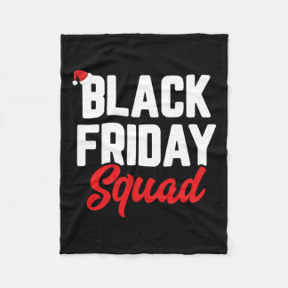 Black fredag-puben shoppingteamfamiljen lustig chr fleecefilt