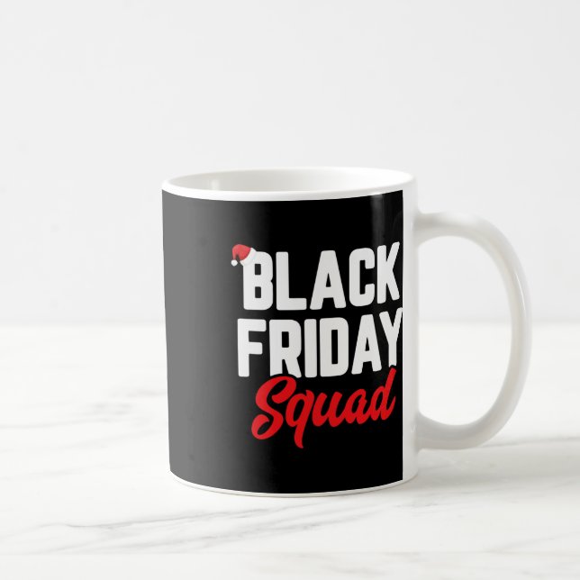 Black fredag-puben shoppingteamfamiljen lustig chr kaffemugg (Höger)