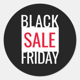 BLACK FREDAG SALE BLACK WHITRED RED RUNT KLISTERMÄRKE