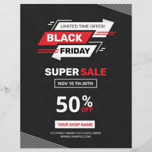 Black Fredag Sale Flyer