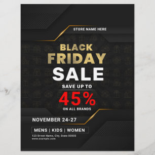 Black Fredag Sale Flyer