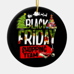 Black Fredag Shopping Team julrenar Julgransprydnad Keramik