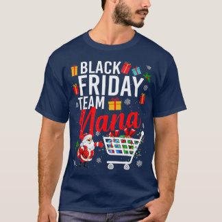 Black Fredag Team Nana Cute Julköp Lov T Shirt