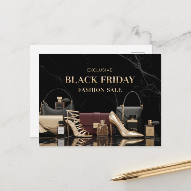 Black Fredag Vykort (Fram/Back In Situ)