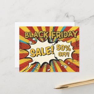 Black Fredag Vykort