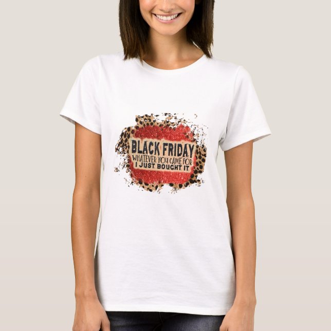 Black Fredag Womans t-Shirt (Framsida)