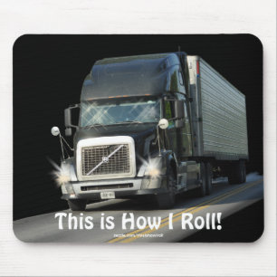 BLACK FREIGHT LASTBIL LASTBIL DRIVERS Mousepad Musmatta