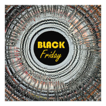 Black Friday-annonserbjudande med originell spinnk