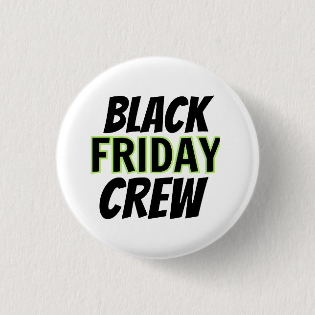 Black Friday Crew Knapp (Framsida)