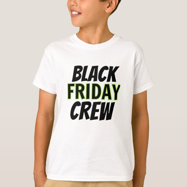 Black Friday Crew T Shirt (Framsida)