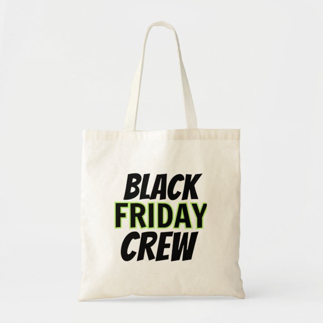Black Friday Crew Tygkasse (Framsidan)