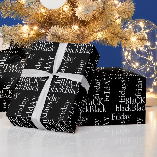 Black Friday-design Presentpapper (Helgdagar)