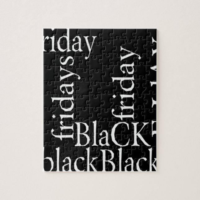 Black Friday-design Pussel (Vertikal)
