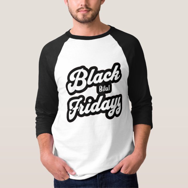 "Black Friday Exclusive T-Shirt Logo Design (Framsida)
