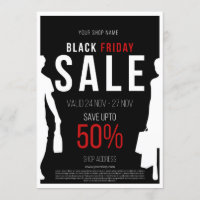 Black Friday Kampanj Rabatt Poster