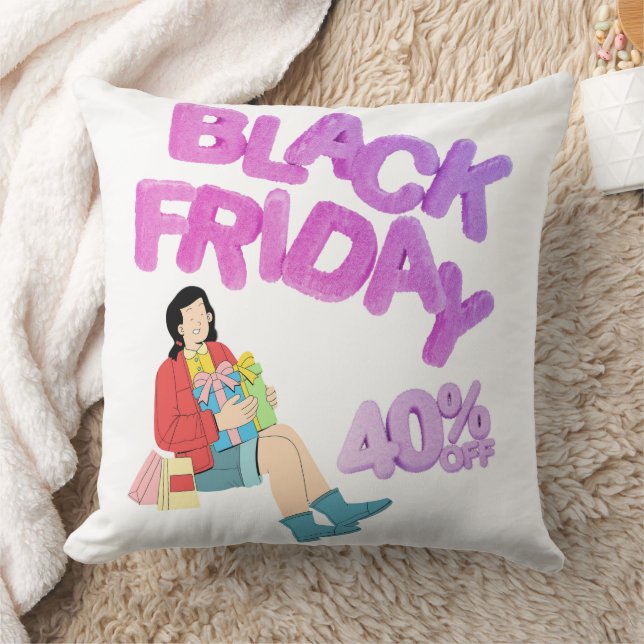 Black Friday Kuddapillow | Mysig tröst med 40%  Kudde (Filt)