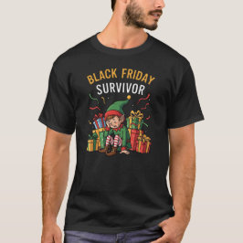 Black Friday-överlevare – Rolig julshoppare T Shirt