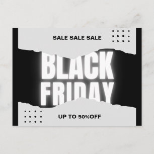 Black Friday-rea Vykort