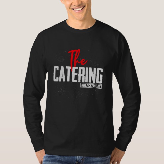 Black Friday Shopping Team Catering Matching Coupl T Shirt (Framsida)