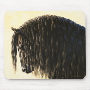 Black Friesian Draft Horse Musmatta