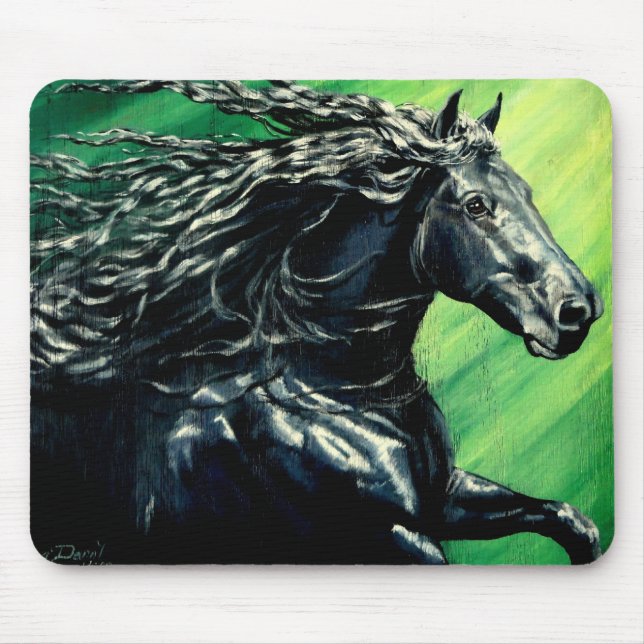 Black Friesian Stalliion Musmatta (Framsidan)