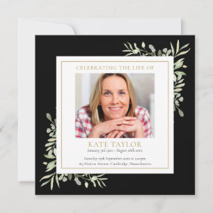 Black Funeral Memorial Order Order Program