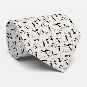 Black Funny Cats Slips