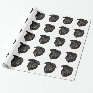 Black Funny Pug Presentpapper