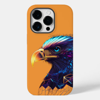 Black Futuristiska Neon Eagle