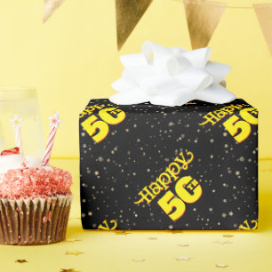 BLACK fyller 50 år Presentpapper