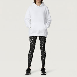 Black Geometric Pattern Leggings