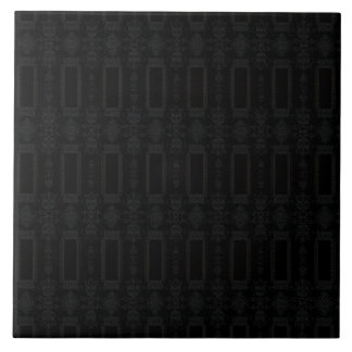 Black Geometric Pattern – Modern Minimalist Design Kakelplatta