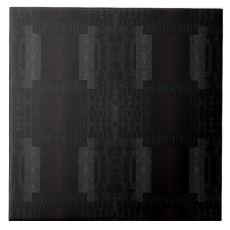 Black Geometric Pattern – Modern Minimalist Design Kakelplatta