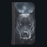 Black German Shepherd Galaxy S4 Plånbok<br><div class="desc">Black German Shepherd</div>