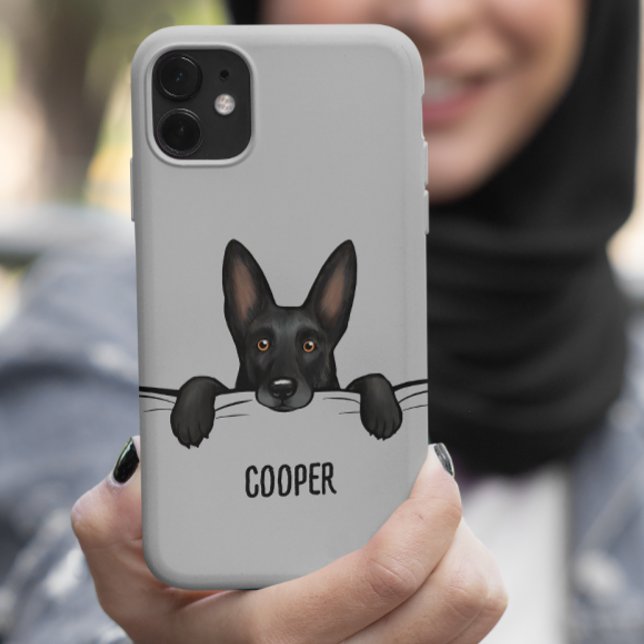 Black German Shepherd Hund Cute Personlig (Skapare uppladdad)