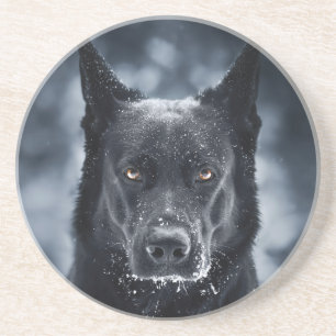 Black German Shepherd Underlägg
