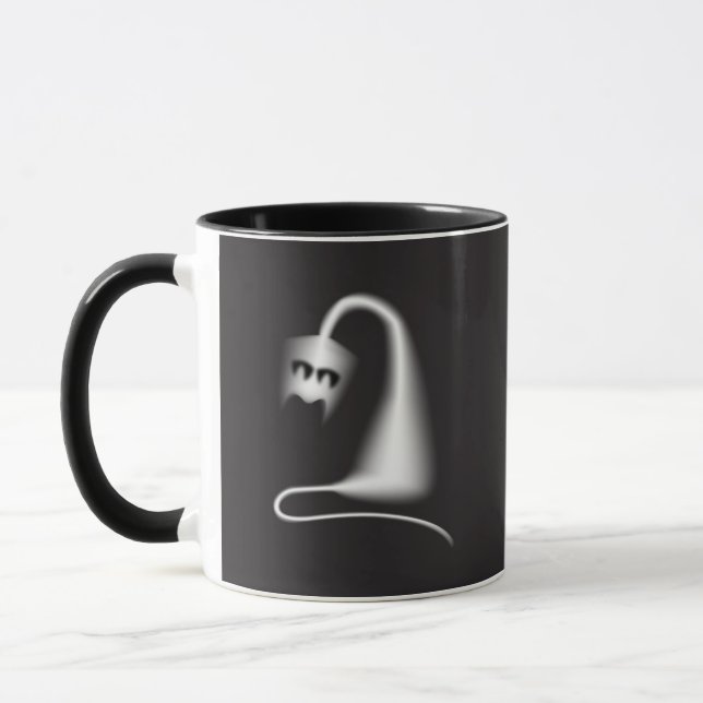 Black ghost cat mugg (Vänster)