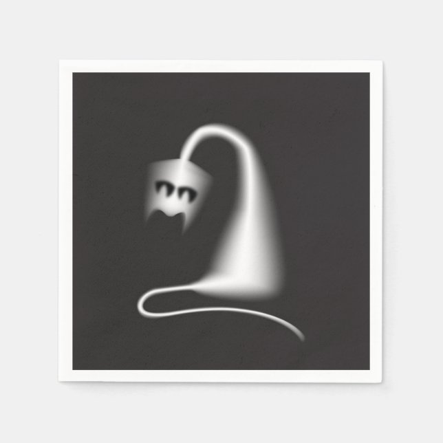 Black ghost cat pappersservett (Framsidan)