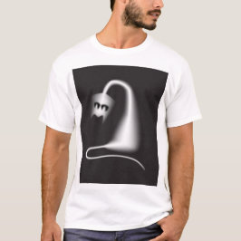 Black ghost cat t shirt