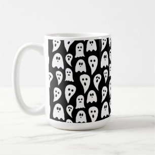 Black Ghost Halloween Kaffemugg