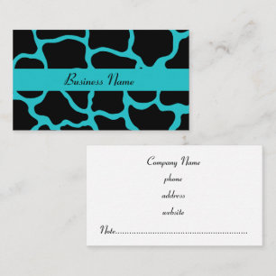Black Giraffe Affärskort Visitkort