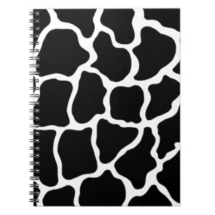 Black Giraffe Skriv ut anteckningsbok