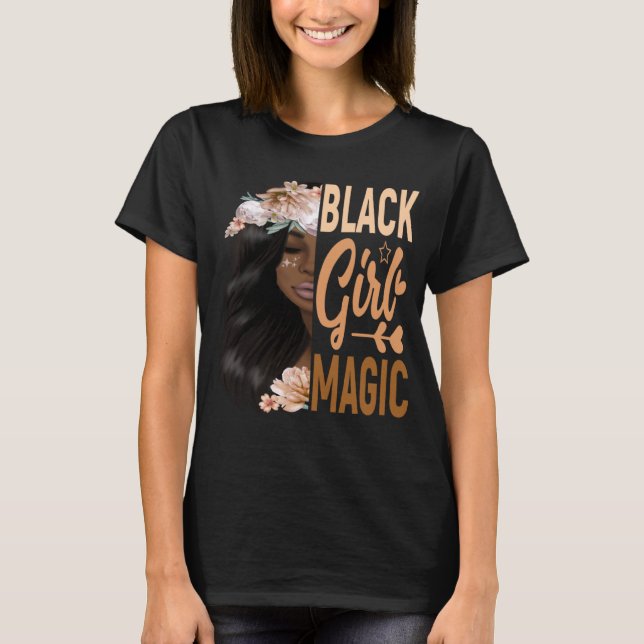 BLACK GIRL BEFINNER SIG MAGIC T SHIRT (Framsida)