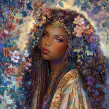 Black Girl Black Queen Fantasy Art Goddess