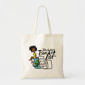 Black Girl Bucket List Tote Tygkasse