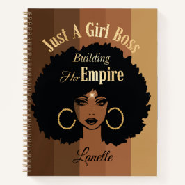 Black Girl Composition Notebook