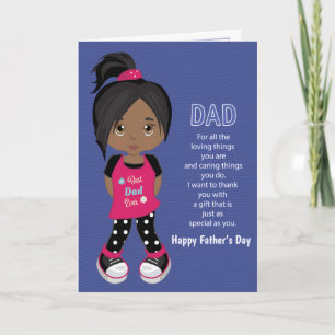 Black Girl Fars dag-kuponger Kort