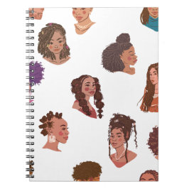 Black Girl Hairstyles Anteckningsbok